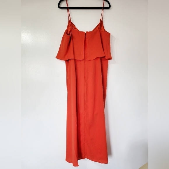 NWT City Chic Sexy Overlay Maxi Dress in Fire Cracker Size S/16 - Picture 4 of 12